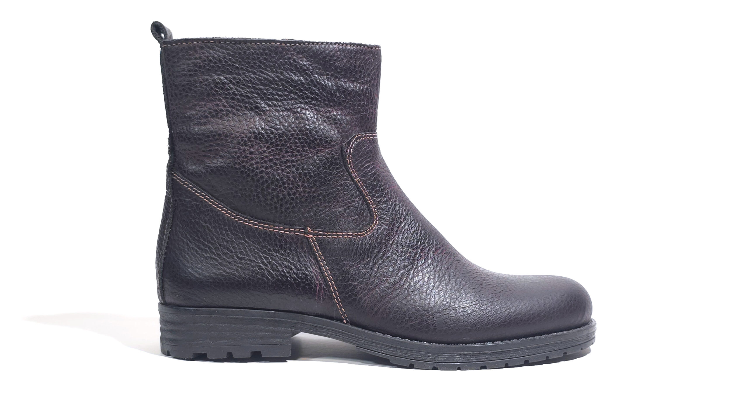 Bota de cuero premium para mujer Giulia 1 Ghilardi color morada